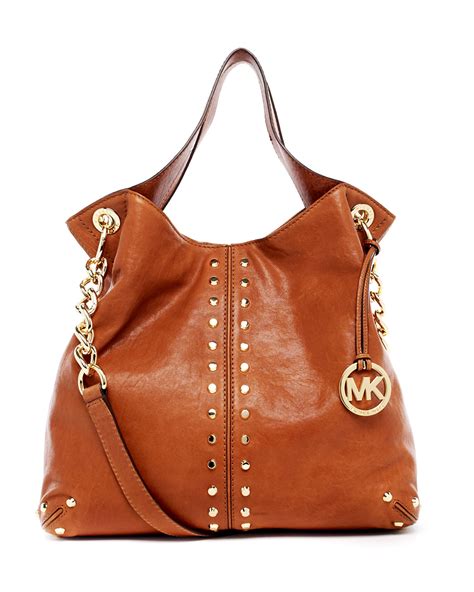 michael kors uptown astor large shoulder bag luggage leather|astor large leather tote bag.